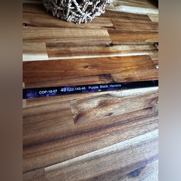 Christian Paris Stylish Purple and Black Habana Eyeglasses new condition. - Picture 11 of 13